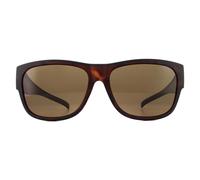 Suncovers Square Havana Brown Polarized Sunglasses Polaroid Brown One Size
