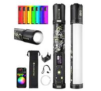 suncrafter TL30 RGB Tube Light, RGBWW 360° Adjustable Magnetic Video Lighting Stick with Smart App Control, 2700K-10000K CRI96+ TLCI99+, 21 Scenes, Focusable Spotlight, 5000mAh