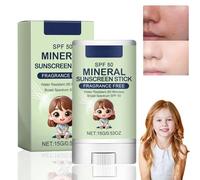 Suncream Stick for Sensitive Skin,Hydrating Roll-On Sunscreen SPF50+,Long-lasting Sun Cream Stick for Face & Body,Gentle Sun Protection with UVA/UVB Defense,Waterproof Suncream Sticks for Daily Use