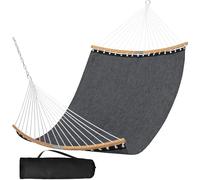 SUNCREAT Portable Double Outdoor Hammock, 450lbs Capacity, Dark Gray