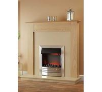 Suncrest Cartmel Electric Fireplace Suite Marfil