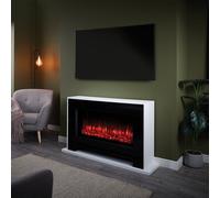 Suncrest Nebraska Electric Fireplace Suite