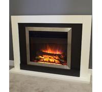 Suncrest Romney 48 Inch Electric Fireplace Suite