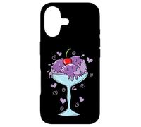 Sundae with Fruit Ice Cream and a Cherry Case for iPhone 17