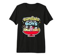Sundaes are for The Boys Funny Sundae Cold Ice Cream Gelato Premium T-Shirt