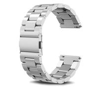 SUNDAREE Strap Compatible with Garmin Venu 4 41MM/Venu 3S 2S/Vívoactive 4S 3S/Vivomove 3S/Forerunner 265S 255S Music,18MM Man Woman Quick Release Stainless Steel Metal Silver Watch Band