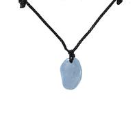 Sundarwald Dainty Raw Aquamarine Pendant Necklace for Men and Women, Dainty Gemstone Aquamarine