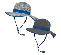Sunday Afternoons 'Clear Cr oonie' Kids Reversible UPF 50+ Sun Hat in Charcoal | Size: Medium Sunday Afternoons Charcoal M