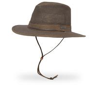 Sunday - EasyBreezer Hat - Unisex Sun Hat with Chin Strap, Tobacco Brown, Medium