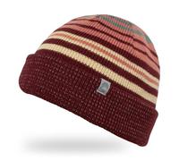Sunday Afternoons Myriad Reflective Beanie, Raisin Stripes, One Size