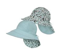 Sunday Afternoons 'Natural Blend' Reversible UPF 50+ Sun Hat With Neck Cape in Blue | Size: Medium/Large Sunday Afternoons Blue M/L