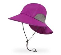 Sunday Afternoons Sport Hat, UPF 50+ Large Brim Women's Sun Hat for Women with Neck Flap, UV Protection - Hiking Gardening Bucket SPF Sunhat, Packable, Ponytail-Friendly, Amethyst, S/M