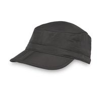 Sunday Afternoons Sun Tripper Cap - UPF 50+ Sun Protection Cadet Hat for Running - Adjustable - Packable - Men's & Women's Outdoor Radar Hat, Black, Medium