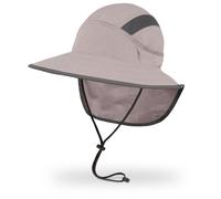 Sunday Afternoons Ultra Adventure Hat - Sun Hat for Men Women with Neck Flap, UPF 50+ UV Protective Hiking Fishing Hats, Wide Brim, Moonstone, Small-Medium