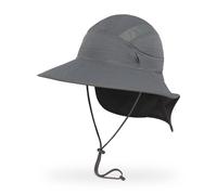 Sunday Afternoons Ultra Adventure Hat - Sun Hat for Men Women with Neck Flap, UPF 50+ UV Protective Hiking Fishing Hats, Wide Brim, Cinder, L/XL