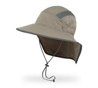 Sunday Afternoons Ultra Adventure Hat - Sun Hat for Men Women with Neck Flap, UPF 50+ UV Protective Hiking Fishing Hats, Wide Brim, Sand, L/XL