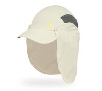 Sunday Afternoons Women's 'Adventure Stow' UPF 50+ Cap With Ear Flaps & Neck Cape in Off-White | Size: Medium Sunday Afternoons Off-White M