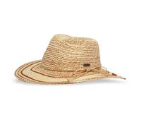 Sunday Afternoons Women's 'Rowan' UPF 50+ Straw Fedora Sun Hat in Brown | Size: S/M Sunday Afternoons Brown S/M