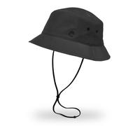 Sunday Afternoons Women's 'Sunward' Lightweight Crushable UPF 50+ Bucket Hat in Black | Size: Medium Sunday Afternoons Black M