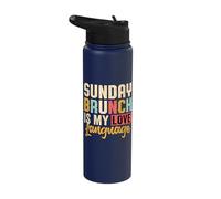 Sunday Brunch is My Love Language Stainless Steel Insulated Water Bottle
