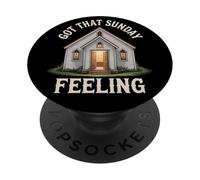 Sunday Christian Church Chapel Worship Community Family PopSockets Adhesive PopGrip