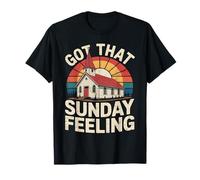 Sunday Christian Church Chapel Worship Community Family T-Shirt