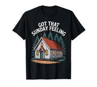 Sunday Christian Church Chapel Worship Community Family T-Shirt