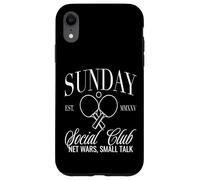 Sunday Club Table Tennis Net Wars, Small Talk Graphic Case for iPhone XR