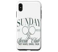 Sunday Club Table Tennis Net Wars, Small Talk Graphic Case for iPhone XS Max