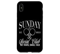 Sunday Club Table Tennis Net Wars, Small Talk Graphic Case for iPhone XS Max