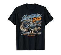 Sunday Crew Snowmobile Dad Family T-Shirt