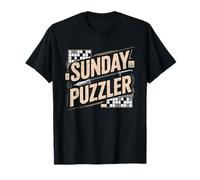 Sunday Crossword Puzzle Morning Ritual Coffee T-Shirt