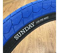 Sunday Current V2 Tyre Blue / Black 2.4 Inch 100PSI
