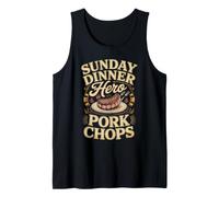 Sunday Dinner Hero Pork Chops BBQ Grilling Tank Top