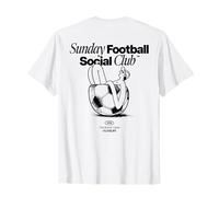 SUNDAY FOOTBALL SOCIAL CLUB X LIVELIFE Football Sunday Back T-Shirt