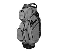 Sunday Golf Bag Big Rig Large Golf Stand Bag Ultra-Light 14-Way Divider Cart Bag with 12 Pockets, Rain Cover, and Stable Base - Ideal for Trolleys or Buggies Golf Bags for Men & Women - Heather Grey