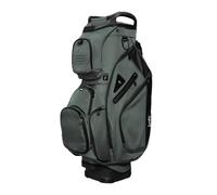 Sunday Golf Bag Big Rig Large Golf Stand Bag Ultra-Light 14-Way Divider Cart Bag with 12 Pockets Rain Cover and Stable Base - Ideal for Trolleys or Buggies Golf Bags for Men & Women - Midnight Green
