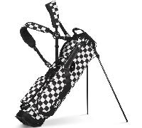 SUNDAY GOLF 2026 EL CAMINO STAND BAG - BLACK CHECKER +FREE GIFT