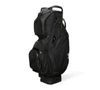 Sunday Golf Bag Big Rig Large Golf Stand Bag Ultra-Light 14-Way Divider Cart Bag with 12 Pockets, Rain Cover, and Stable Base - Ideal for Trolleys or Buggies Golf Bags for Men & Women - Matte Black