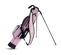 Sunday Golf Bag - Premium Everyday Sunday Golf Bag with Stand for Men, Women and Ladies, Ultra Lightweight, Easy to Carry Pitch n Putt Carry Bag (Pink)