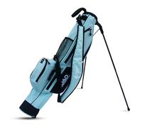 Sunday Golf Bag - Premium Everyday Sunday Golf Bag with Stand for Men, Women and Ladies, Ultra Lightweight, Easy to Carry Pitch n Putt Carry Bag (Aqua)