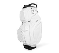 Sunday Golf Big Rig S-Class Cart Golf Bag - 12 Pockets, 14-Way Top Divider, Golf Bag for Men with Smell-Proof Organizer, Frosty Pocket, White