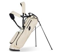 Sunday Golf El Camino S-Class Golf Bag by - Lightweight Stand Bag with Double Strap - Easy to Carry - Fits a Full Set of Clubs. Minimalist Golfers, and Golf Carts (Cream)