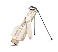 Sunday Golf Loma Bag - Lightweight Golf Bag with Strap and Stand - Easy to Carry Pitch n Putt Golf Bag - Par 3 and Executive Courses, 31 Inches Tall (Toasted Almond)