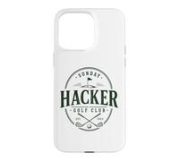 Sunday Hacker Golf Club Funny Golfer Weekend Fairway Case for iPhone 15 Pro Max