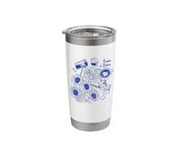 Sunday in Bloom Sunflowers Coffee Camera Stainless Steel Insulated Tumbler