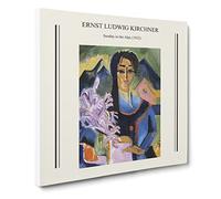 Sunday In The Alps By Ernst Ludwig Kirchner Canvas Print | Gallery Wrapped 30mm Frame Wall Art | 20x20 inches | Ready to Hang | Surrealist Picture | Living Room Bedroom Lounge Office