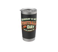 Sunday is My Football Day Do Not Interrupt Stainless Steel Insulated Tumbler
