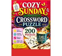 Sunday Large Print Crossword Puzzle Book: Easy to Medium Brain-Boosting Crossword Challenges