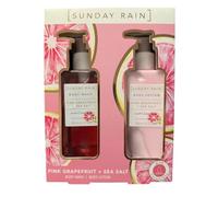 Sunday Pink Grapefruit + Sea salt rain Body Wash & Lotion With Ceramides 200 ml each